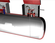 5M 측정 2 . 5 인치 석유 부유물 IP67 수업 원격 탱크 레벨 ATG 콘솔